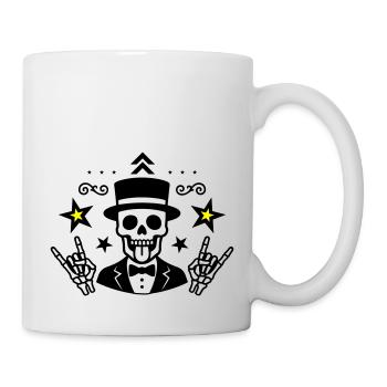 Marié Squelette Jga - Mug blanc - blanc - Droite