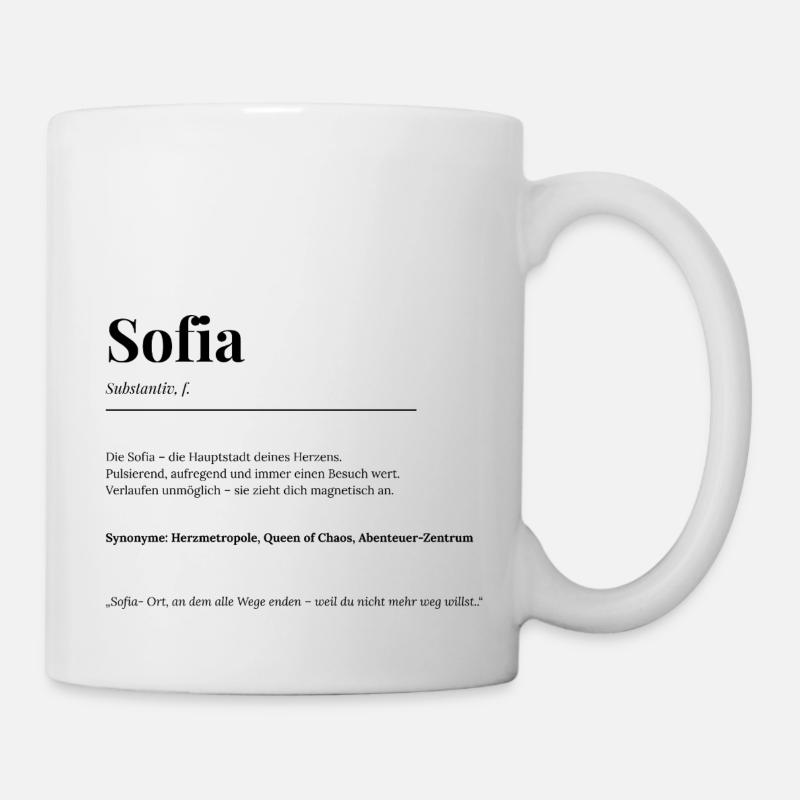 Sofia - Tasse - Weiß