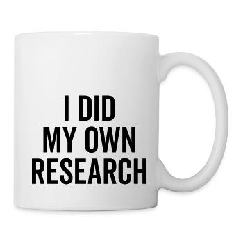 Ich habe meine eigenen Nachforschungen angestellt - Tasse - Weiß - Rechts