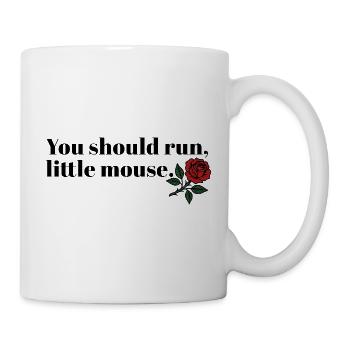 Run Baby Run – Design sombre de Booktok - Mug blanc - blanc - Droite