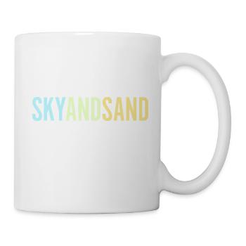 Sky And Sand - Tasse - Weiß - Rechts
