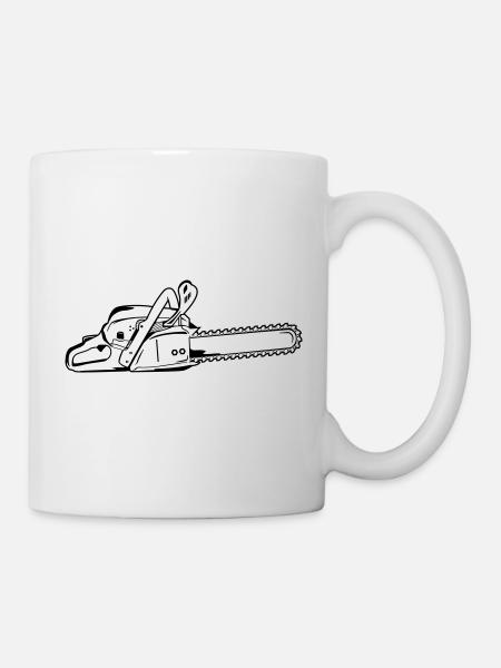 Chainsaw - Mug - white