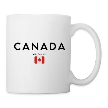 Canadian pride, minimalist sleek design - Mug - white - Right