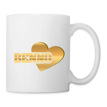 Benno as gold - Mug - white - Right