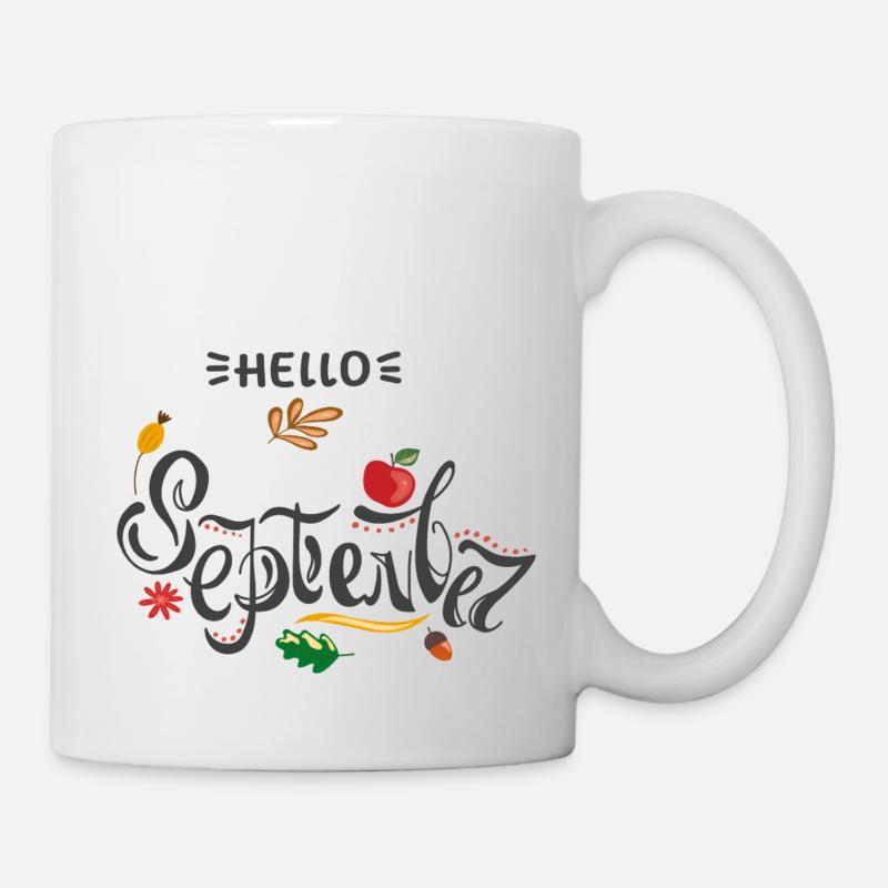 September - Tasse - Weiß