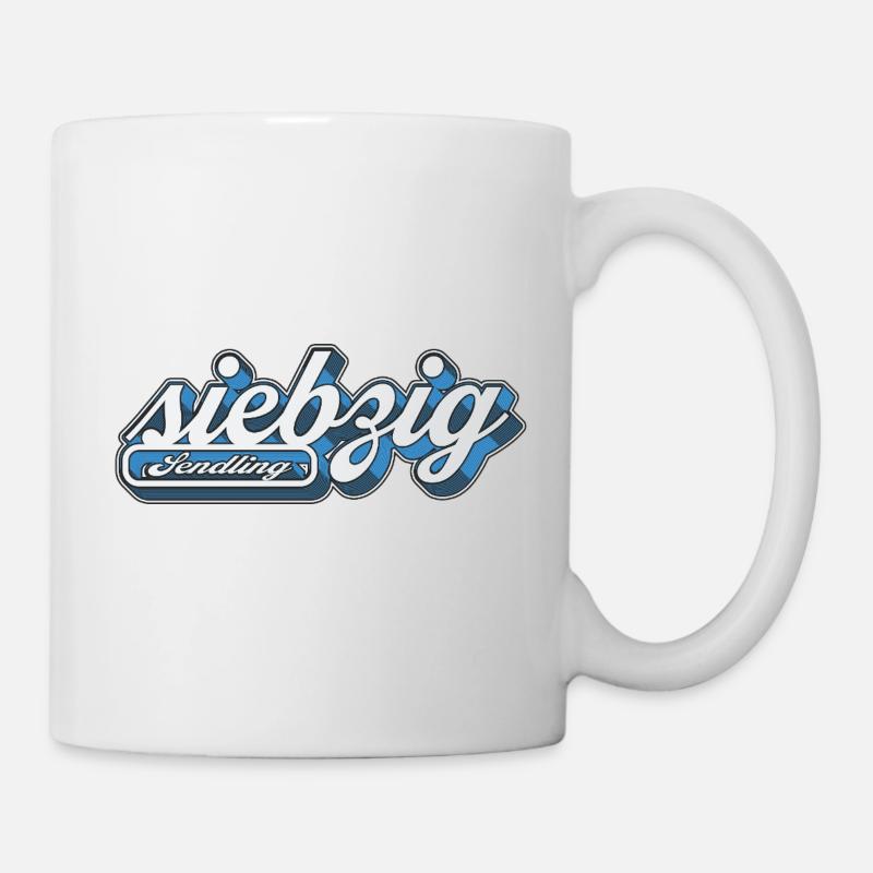 Sendling siebzig Retro München089 Minga 089  - Tasse - Weiß