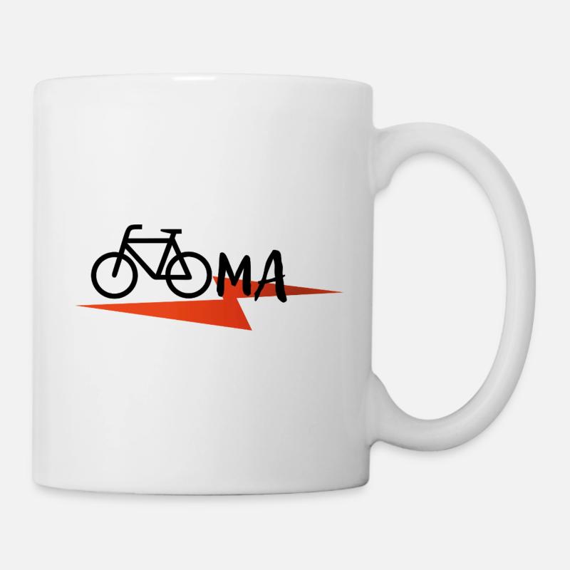 Meilleur vélo de montagne Granny Bicycle Flash - Mug blanc - blanc