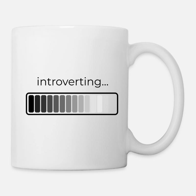 introvertierte Belastung - Tasse - Weiß