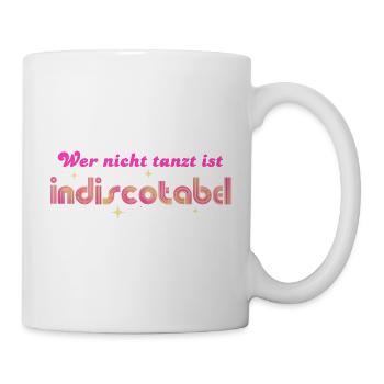 'Qui ne danse pas est indiscotabel' Disco Dancing - Mug blanc - blanc - Droite