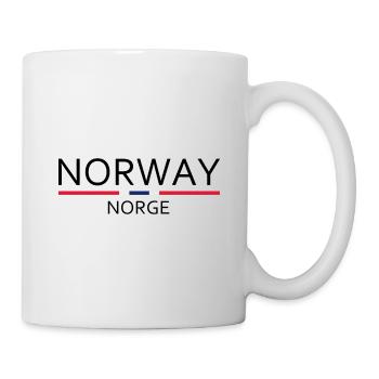 Norway - Norge - Norway - Flag - Scandinavia - Mug - white - Right