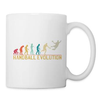 Handball Evolution Progression Design - Mug - white - Right