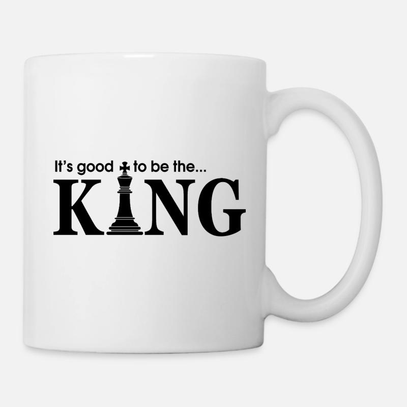 Game Chess Checkerboard King Quote Humor - Mug - white