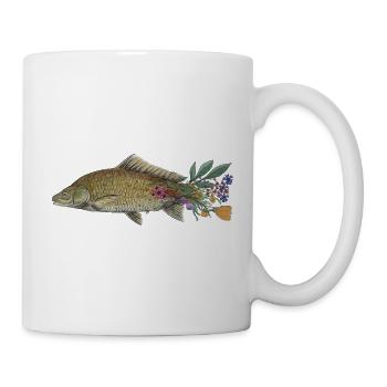 Der Karpfen - Tasse - Weiß - Rechts