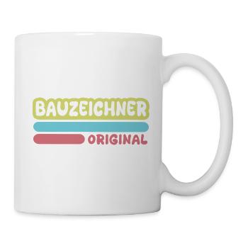 First name Draughtsman - Mug - white - Right