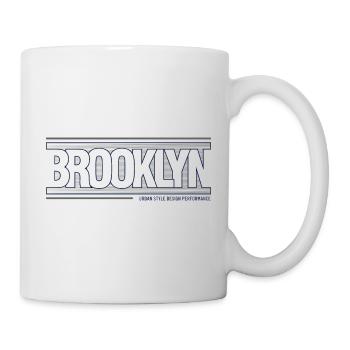 Horizon créatif de Brooklyn City - Mug blanc - blanc - Droite