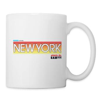 Neon Skyline of New York City - Mug - white - Right