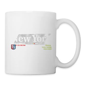 Street Style Abstrakter NYC-Druck - Tasse - Weiß - Rechts