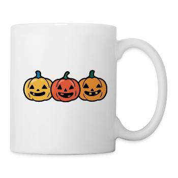 Pumpkin Halloween Comic - Mug - white - Right