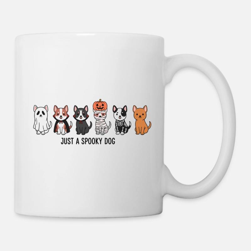 just spooky dog - Mug - white