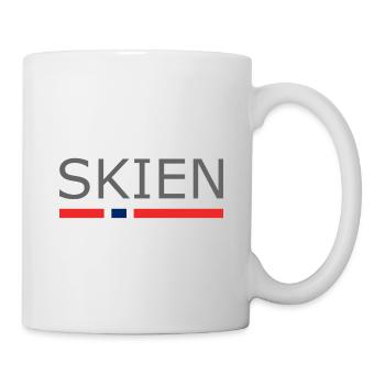 Norway Flag - Skien - Norge - Norwegen - Mug - white - Right
