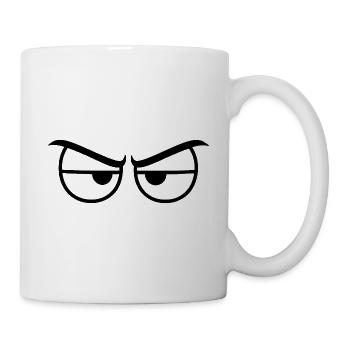 Angry Eyes Expression - Mug - white - Right