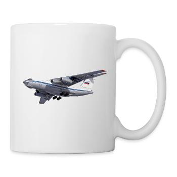 Cargo plane IL-76 - Mug - white - Right