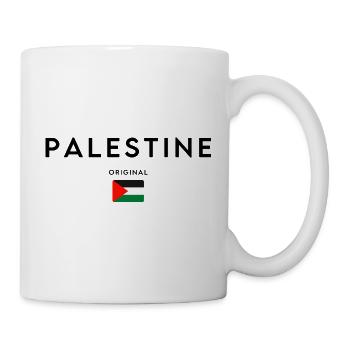 Freies Palästina, ich bin mit Palästina - Tasse - Weiß - Rechts