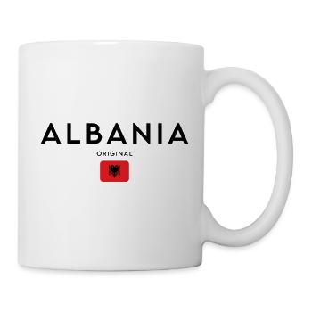 Albanian flag, Albanian pride - Mug - white - Right