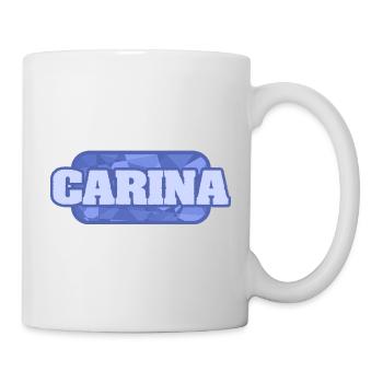 Name Carina - Tasse - Weiß - Rechts