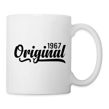 1967 birthday 58 years old, retro 1967 - Mug - white - Right