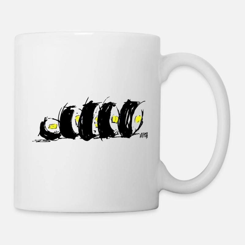 Roll in Love 1 - Tasse - Weiß