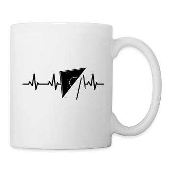 Geometry Triangle Heartbeat - Mug - white - Right