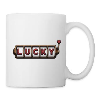 Lucky Slot Machine Design - Mug - white - Right