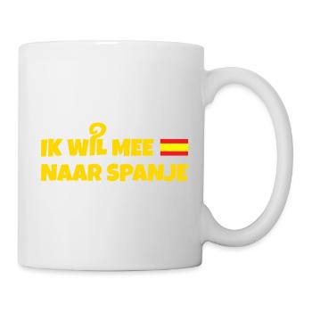 I want to go to Spain - Mug - white - Right