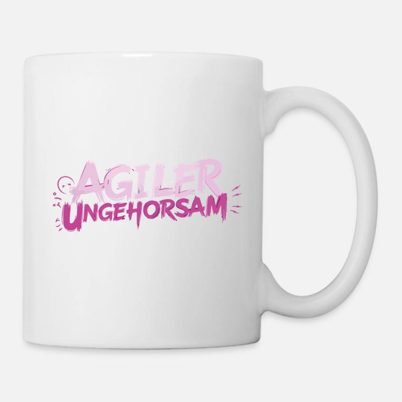Agile disobedience - Mug - white
