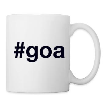 Goa Hashtag - Tasse - Weiß - Rechts
