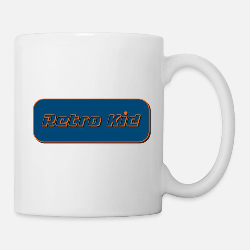 retro_kid - Tasse - Weiß