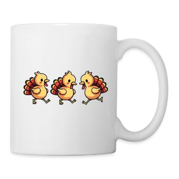 Thanksgiving Truthahn Baby - Tasse - Weiß - Rechts