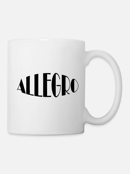 Allegro - Tasse - Weiß