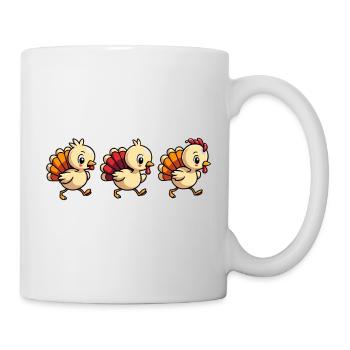 Thanksgiving Truthahn Baby - Tasse - Weiß - Rechts