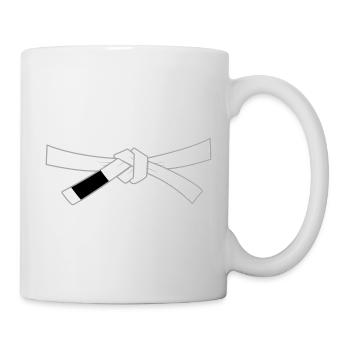 Ceinture blanche - Ceinture blanche - Mug blanc - blanc - Droite