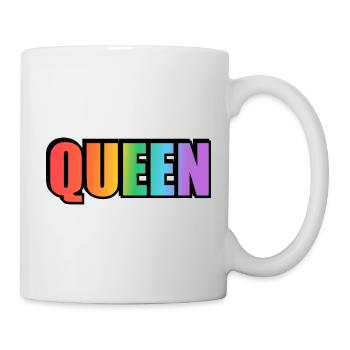 KÖNIGIN REGENBOGEN - Tasse - Weiß - Rechts