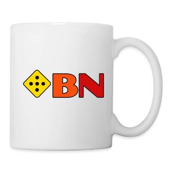 BN Cube Logo Yellow-Orange Red - Mug - white - Right