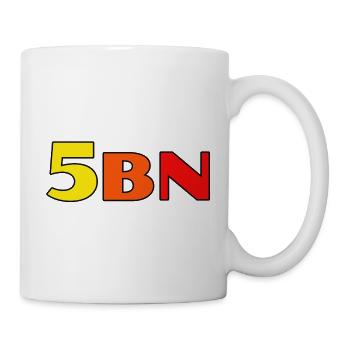 5BN Color Explosion Block Letters - Mug - white - Right
