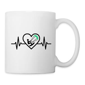 Heart Kitesurfing – Passion Water Sports - Mug - white - Right