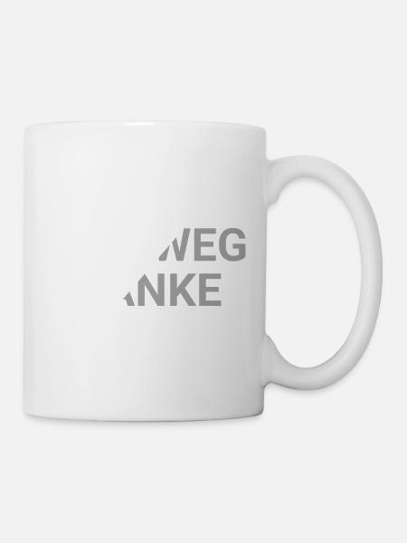 Geh weg danke - Tasse - Weiß