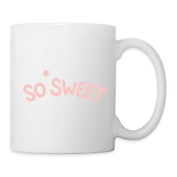 So Sweet en Pastel Typographie - Mug blanc - blanc - Droite