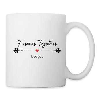 Pour Toujours Ensemble Je T'aime Amour Éternel - Mug blanc - blanc - Droite