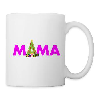 Mama Weihnachtsbaum - Tasse - Weiß - Rechts