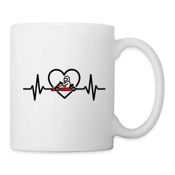 Herz Kart – Passion Racing - Mug - white - Right